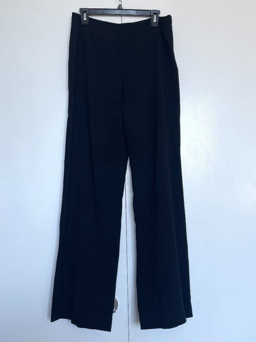 Max Mara | Black high waisted wide leg workwear pants | Size 14
